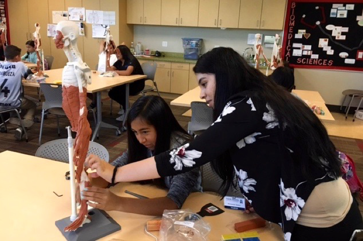Students at the TGR Learning Lab